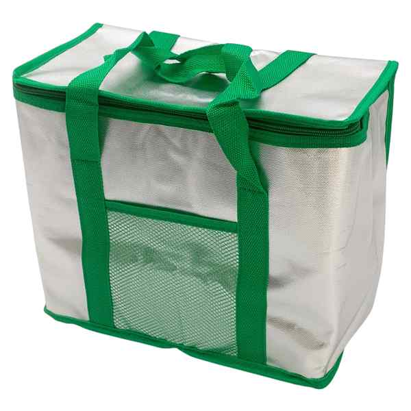 Conservadora bolso de poliéster, 16L, aislante térmico, con cierre, varios colores