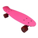 Skate de plástico penny ROSADO, ruedas de PVC anchas, trucks de metal