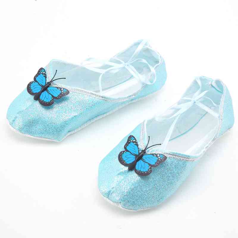 Zapatos de tela con aplique, base antideslizante, en bolsa