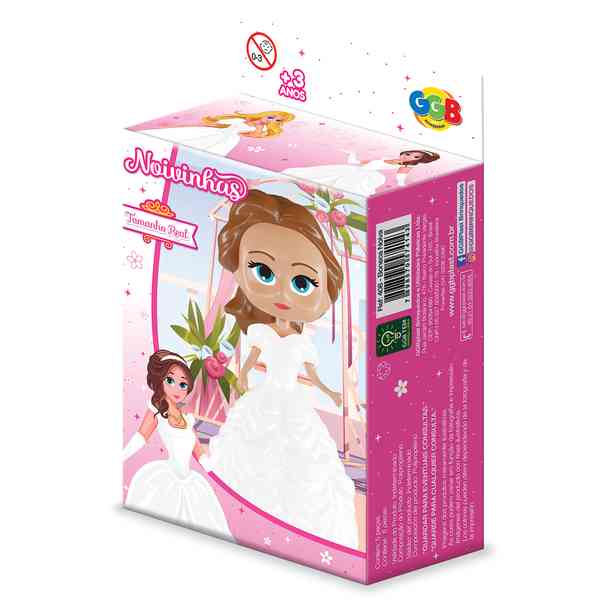[JA2426] Muñeca novia para armar, 2 diseños, en caja
