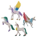 Caballo unicornio x4, en bolsa