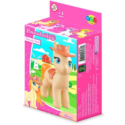 [JA2504] Caballo unicornio, en caja, varios colores