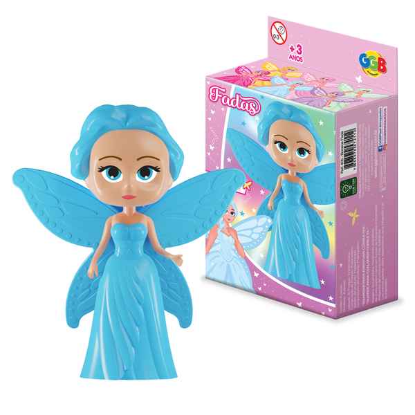 [JA2516] Muñeca hada para armar, en caja, 6 diseños