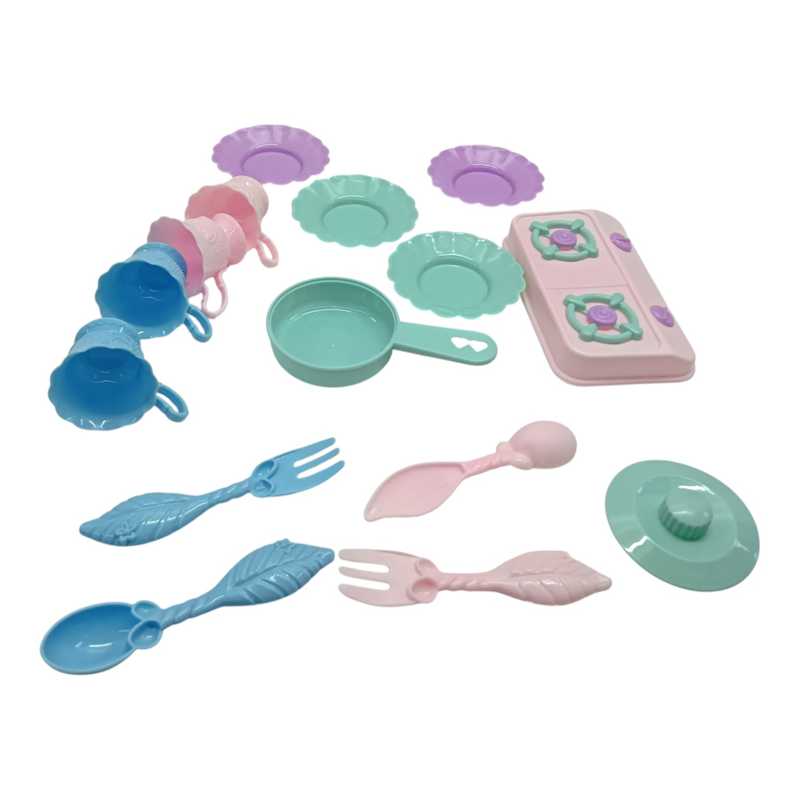 Set de cocina, 14 piezas, en bolsa