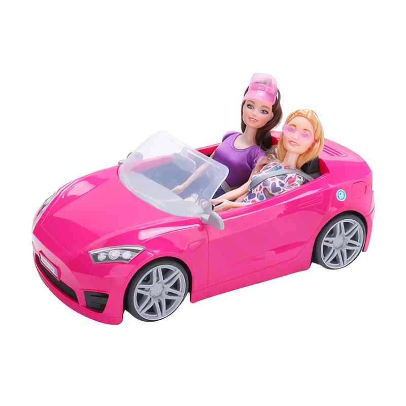 [JA2630] Muñeca x2, con auto y accesorios, en caja