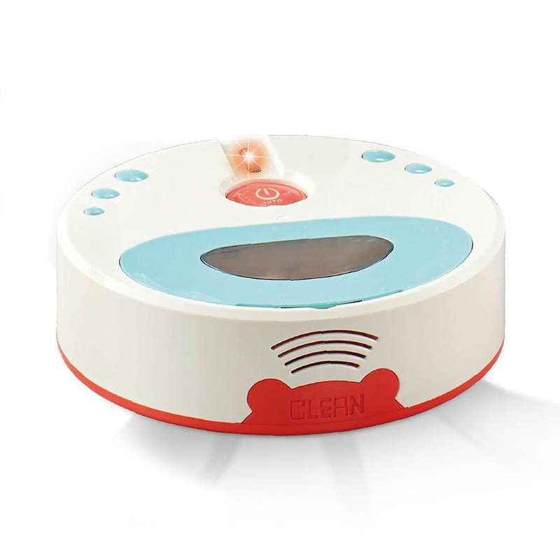 [JA2681] Electrodoméstico aspiradora robot, con luz, sonido y movimiento, 3AA en caja