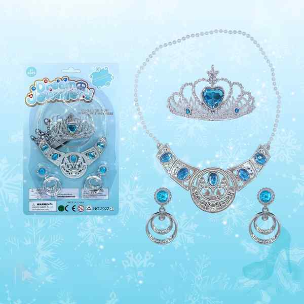 [JA2695] Set de belleza 4 piezas, con corona, en blister