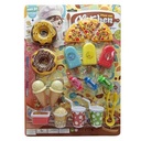 Set de cocina, 18 piezas de comida, en blister