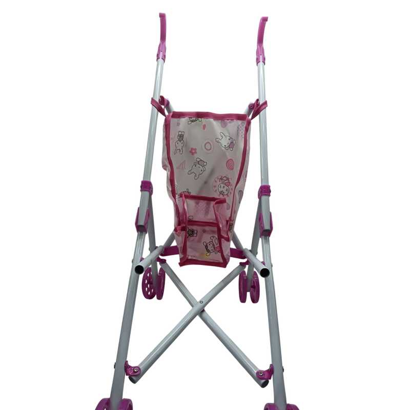 [JA2727] Coche para muñeca, de metal, paragüitas, en bolsa, 2 colores