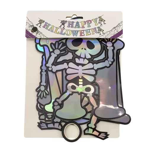 Guirnalda halloween de cartón, Happy Halloween, en bolsa