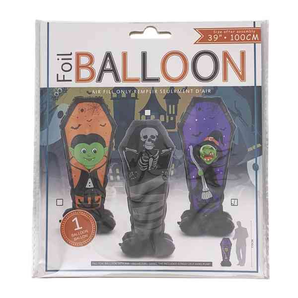 Globo, metalizado, varios diseños Halloween