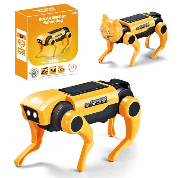 [JO5647] Robot para armar, energía solar, cabeza intercambiable, 2AAA, en caja