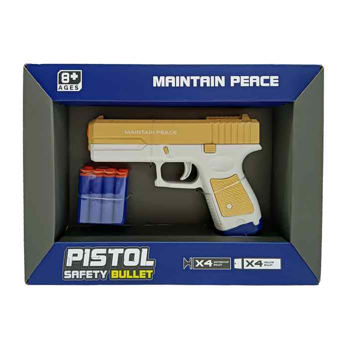 [JO5699] Pistola lanza dardos de goma EVA, en caja