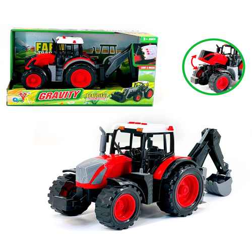 Tractor, con luz y sonido, en caja