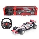 Auto con control remoto, F1, con luz y sonido, 4+3AA, 2 colores en caja