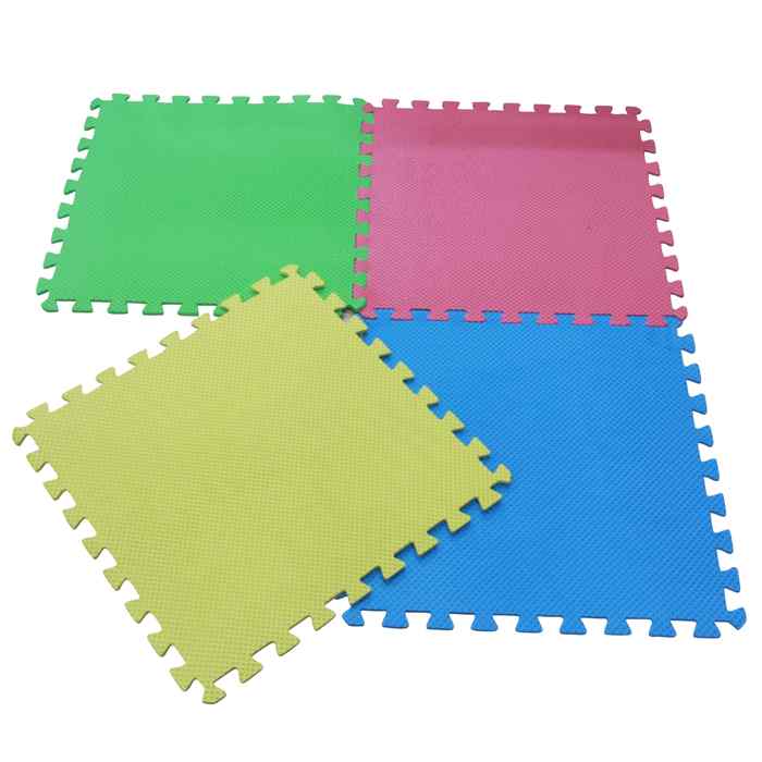[JU1485] Alfombra de goma EVA x4, 4 colores