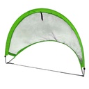 Arco de fútbol x2 metal y red, plegable, con pelota e inflador, en sobre