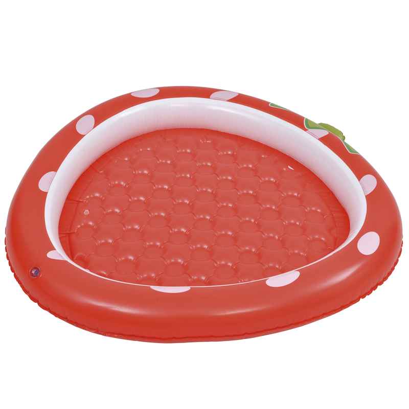 Piscina inflable Jilong 1 aro, diseño frutilla, en caja