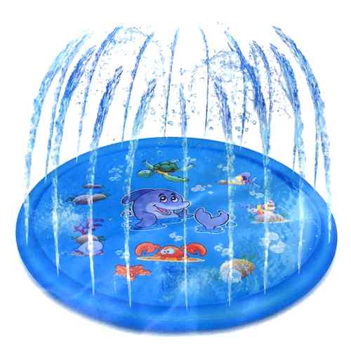 Inflable alfombra con aspersores 1 aro, en bolsa