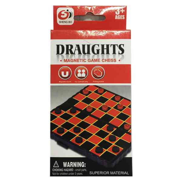 [JU5648] Juego de mesa, damas magnético, en caja