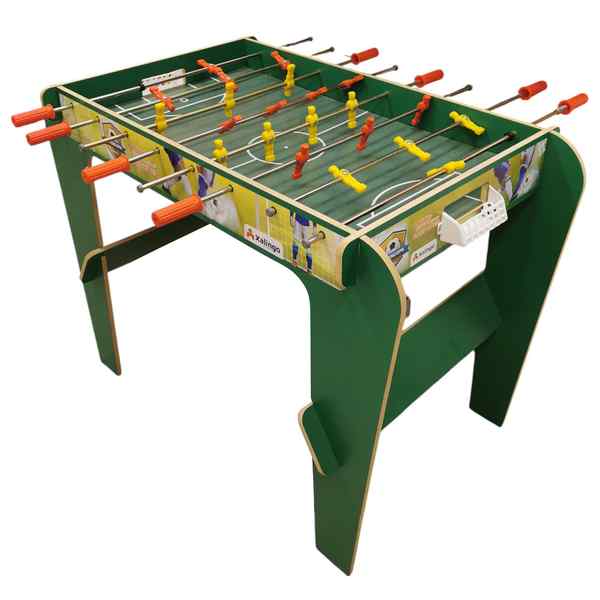 [JU5684] Futbolito de pie XALINGO, fútbol 11, jugadores de plástico,de MDF, en caja