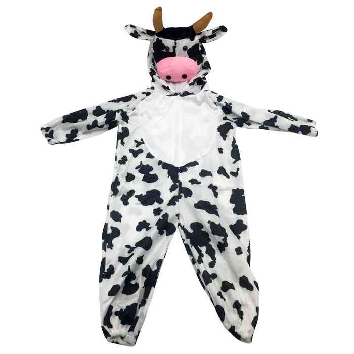 Disfraz de tela diseño vaca, en bolsa