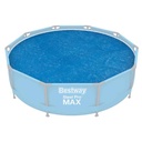 Lona cobertor térmica para piscina PE Bestway, 305cm diámetro, en bolsa