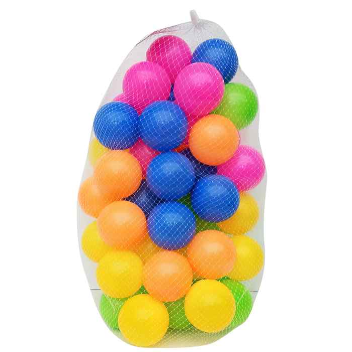 [JU6055] Pelotas para pelotero lisas x50 6.5cm, en red