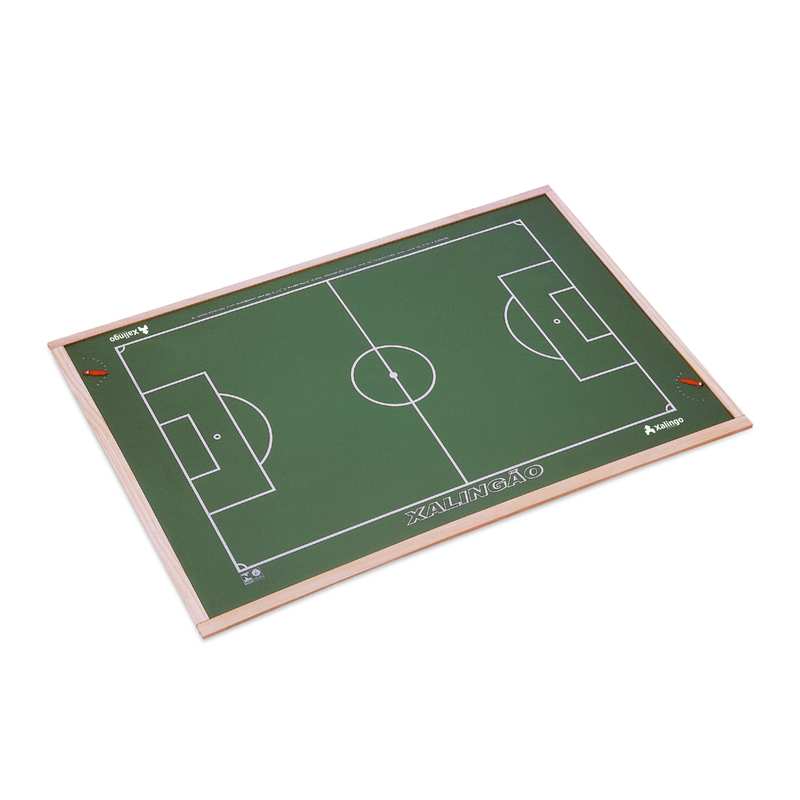 Tablero fútbol de botones con contador de madera, XALINGO (sin fichas)