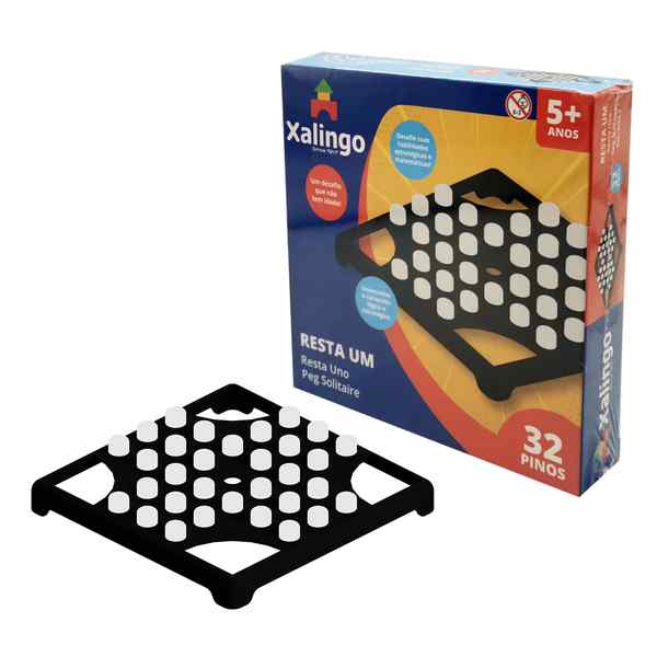 [JU6366] Juego de mesa, resta uno, XALINGO, en caja