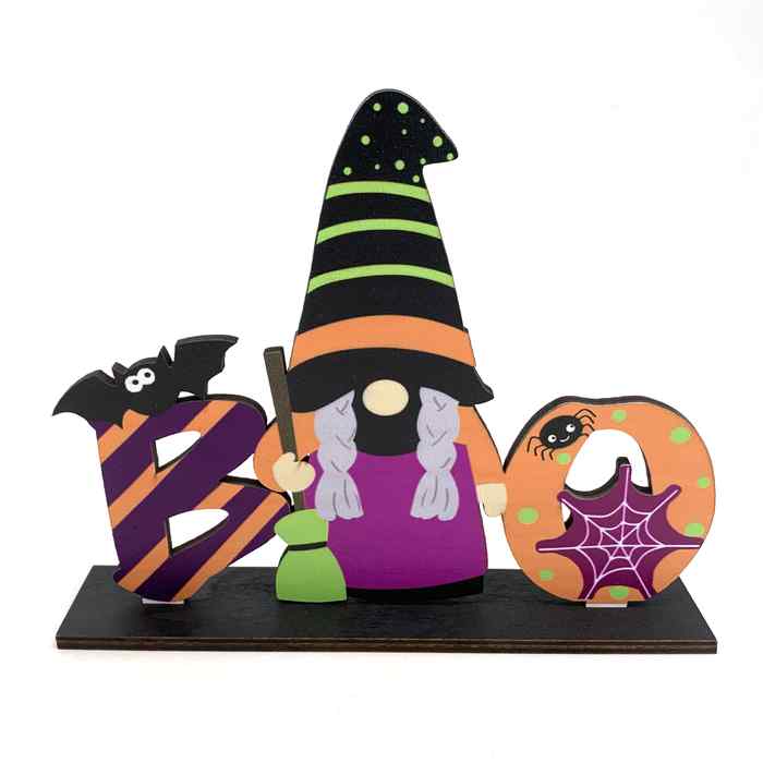Adorno para mesa de madera halloween