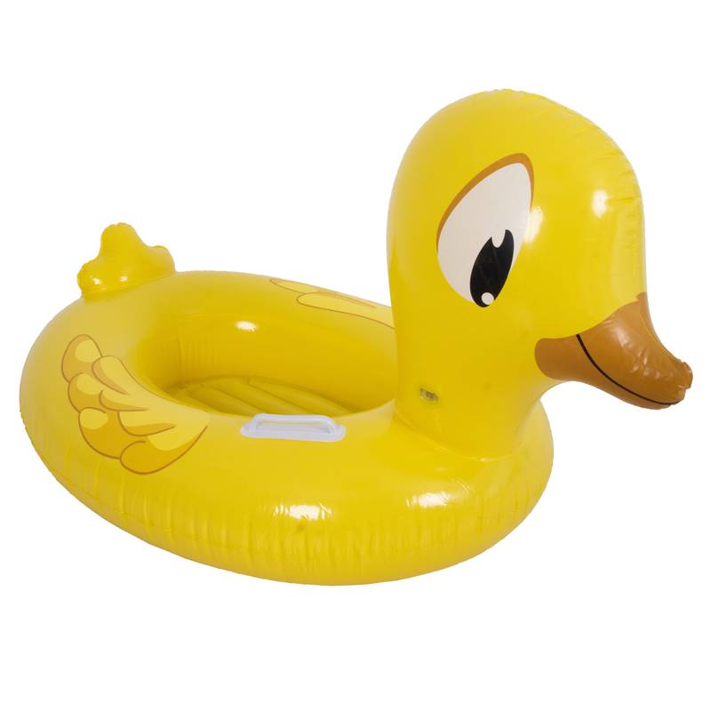 [JU6462] Inflable flotador con asiento, pato, en caja, JL