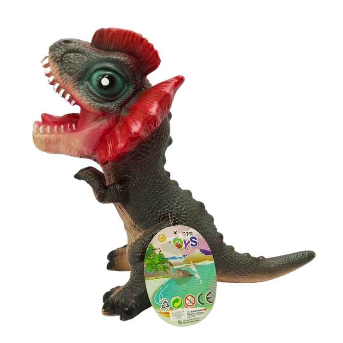 [JU6494] Dinosaurio de goma, dragón con sonido