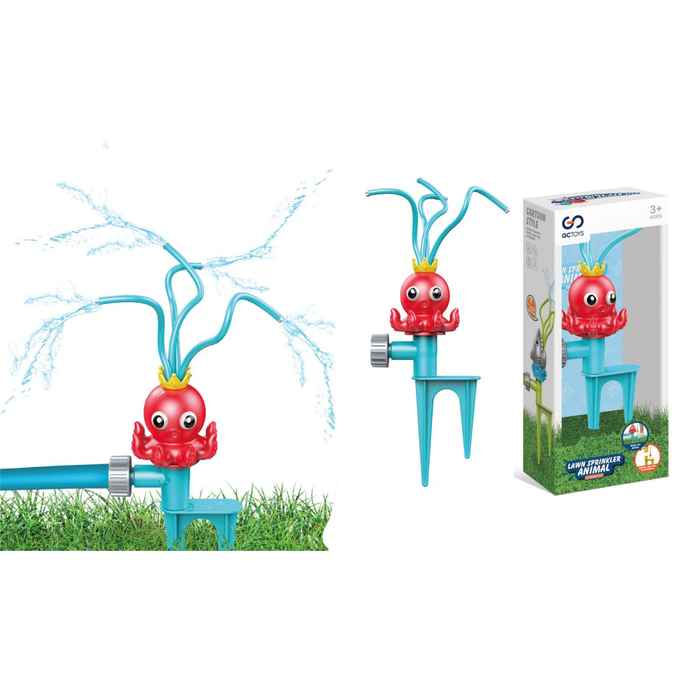 [JU6610] Juego para jardín aspersor de agua, con pincho, en caja