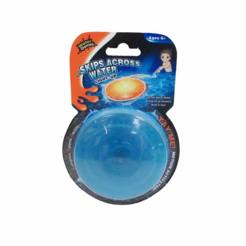 [JU6611] Juego para piscina, disco volador con luz, en blister