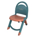 Silla infantil de plástico, varios colores