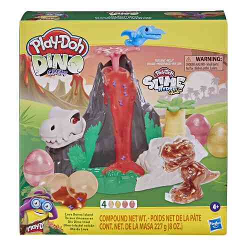 Masa para modelar Play Doh volcán dinosaurio en caja