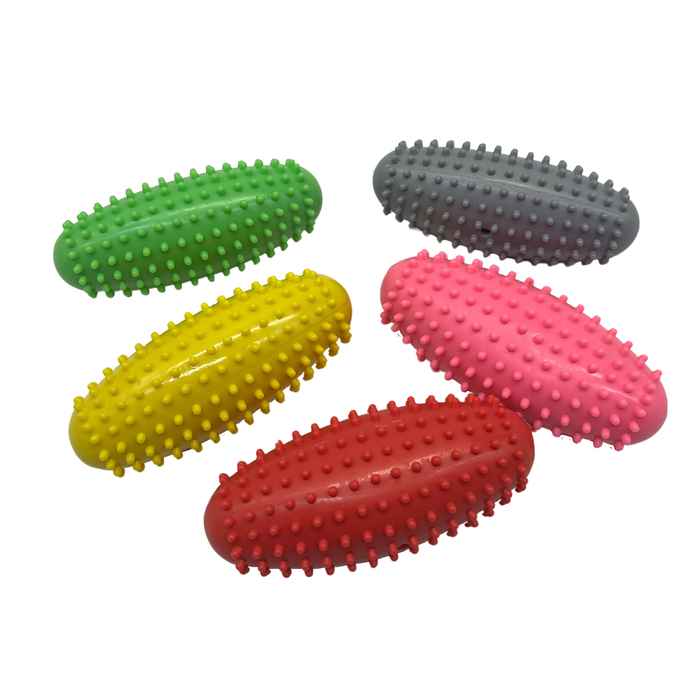 [JU6776] Pelota masajeador de pies de goma con pinchos, varios colores