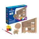 Puzzle 3D, madera, casita para pintar con témperas, XALINGO en caja
