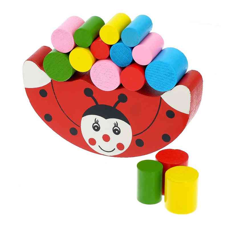 [JU7063] Juego de mesa, equilibrio, balance de madera, varios diseños, en caja