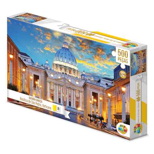 Puzzle de cartón, 500 piezas, Vaticano, en caja