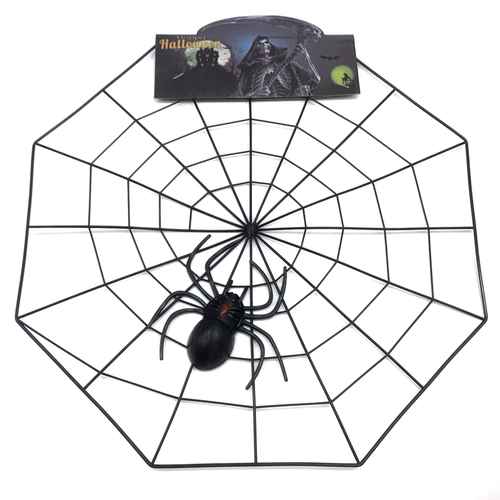 Animales de plástico araña con tela