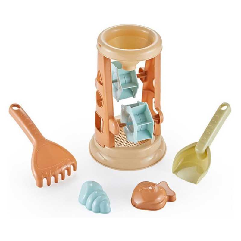 [JU7335] Juego de playa, 5 piezas, en red