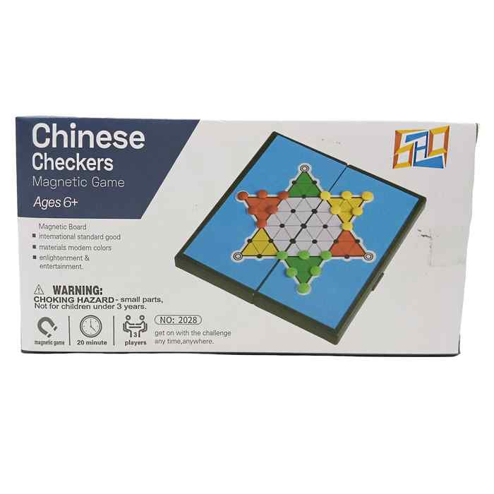 [JU7429] Juego de mesa, damas chinas, magnético, en caja