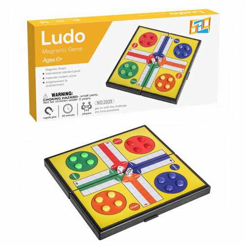 [JU7430] Juego de mesa, ludo, magnético en caja