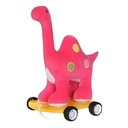 Arrastre dinosaurio de peluche, en caja varios colores