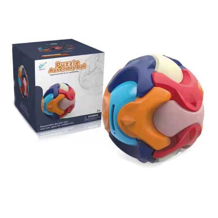 [JU7469] Encastre de plástico, puzzle pelota para armar, en caja
