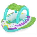 Inflable flotador con asiento, techo y volante, Bestway, en caja, varios colores