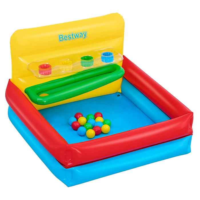 [JU7569] Pelotero piscina inflable didáctico con 15 pelotas Bestway, en caja