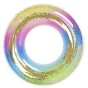 Inflable flotador salvavidas, con brillantina, varios colores, en bolsa
